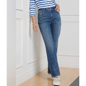 Talbots High Waist Relaxed Jeans In Palisades Wash Women's Size 10 Straight